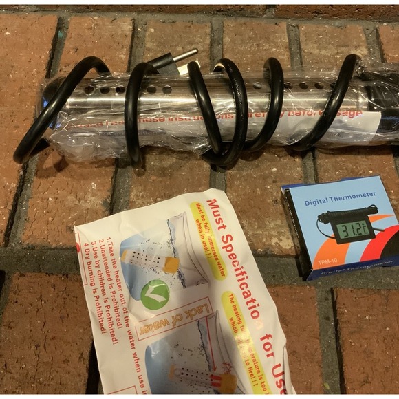 Immersion Water Heater 1500W Black 110-125V AC - Picture 5 of 6